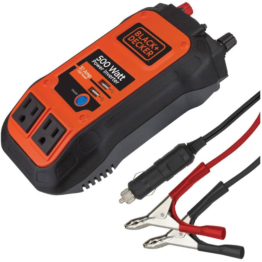 12 Volt 500 Watt DC Voltage Power Inverter