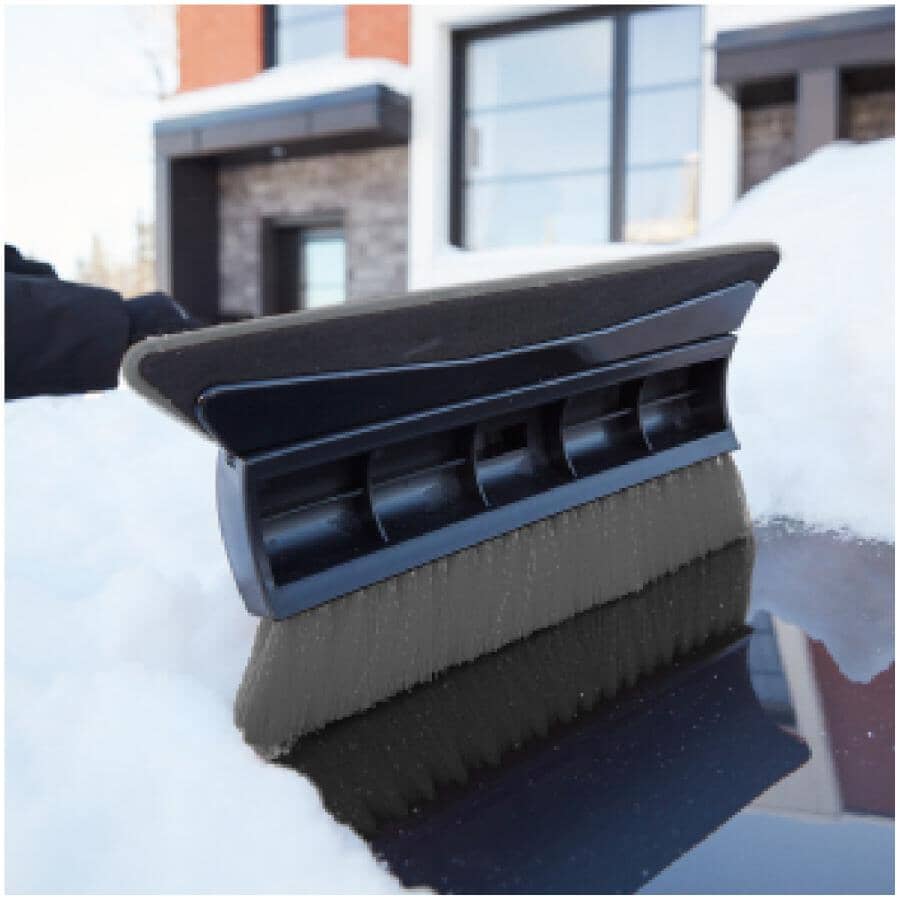 Telescopic Snow Broom with Squeegee - 55"