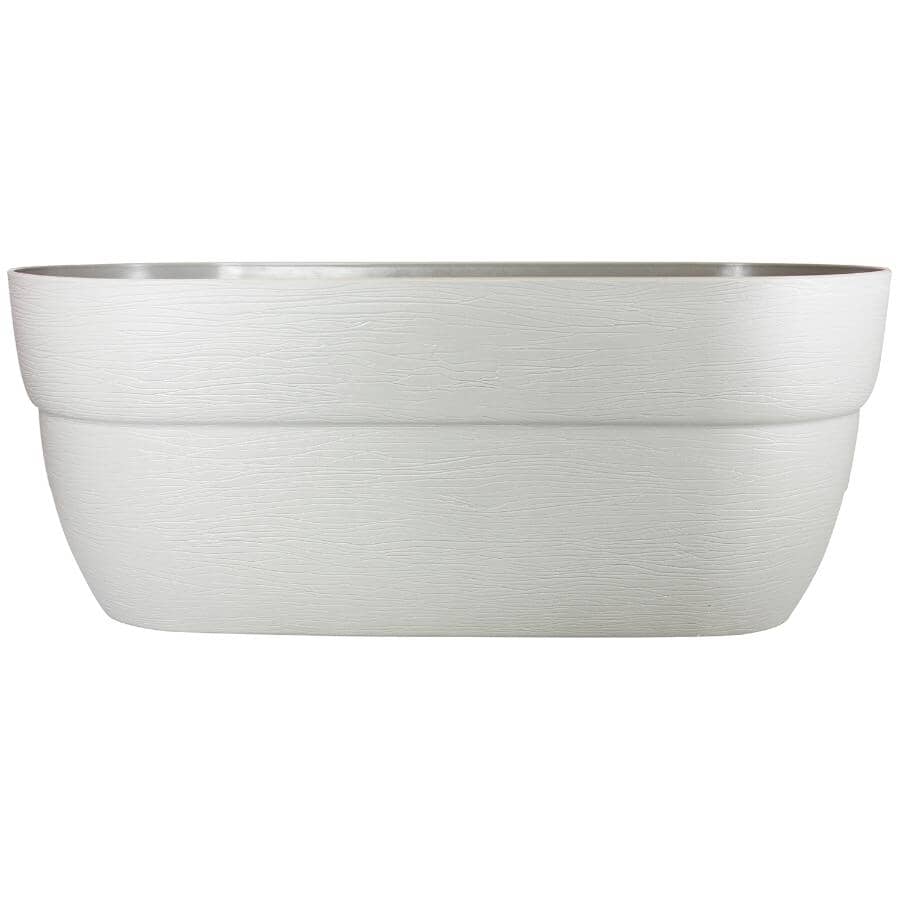 24" Deck Railing Planter - White