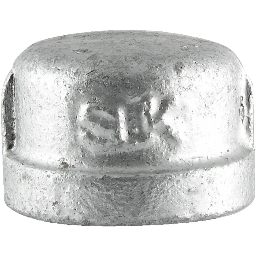 2" Galvanized Cap