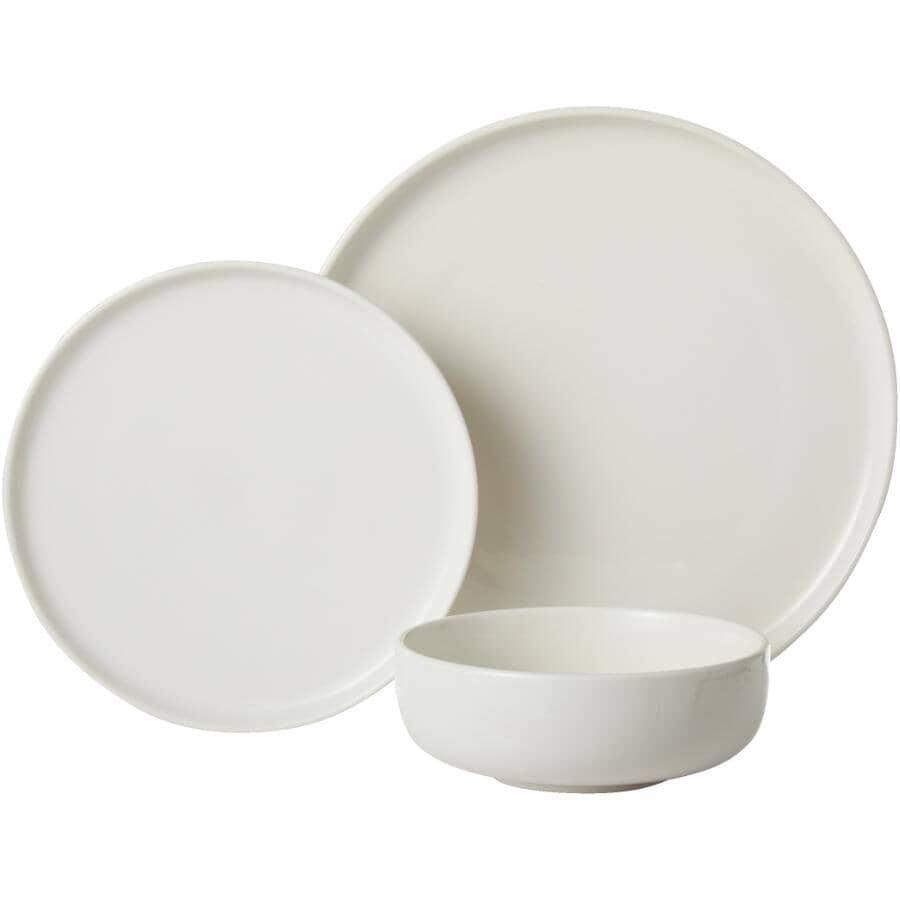 Urban White Porcelain Set - 12 Piece