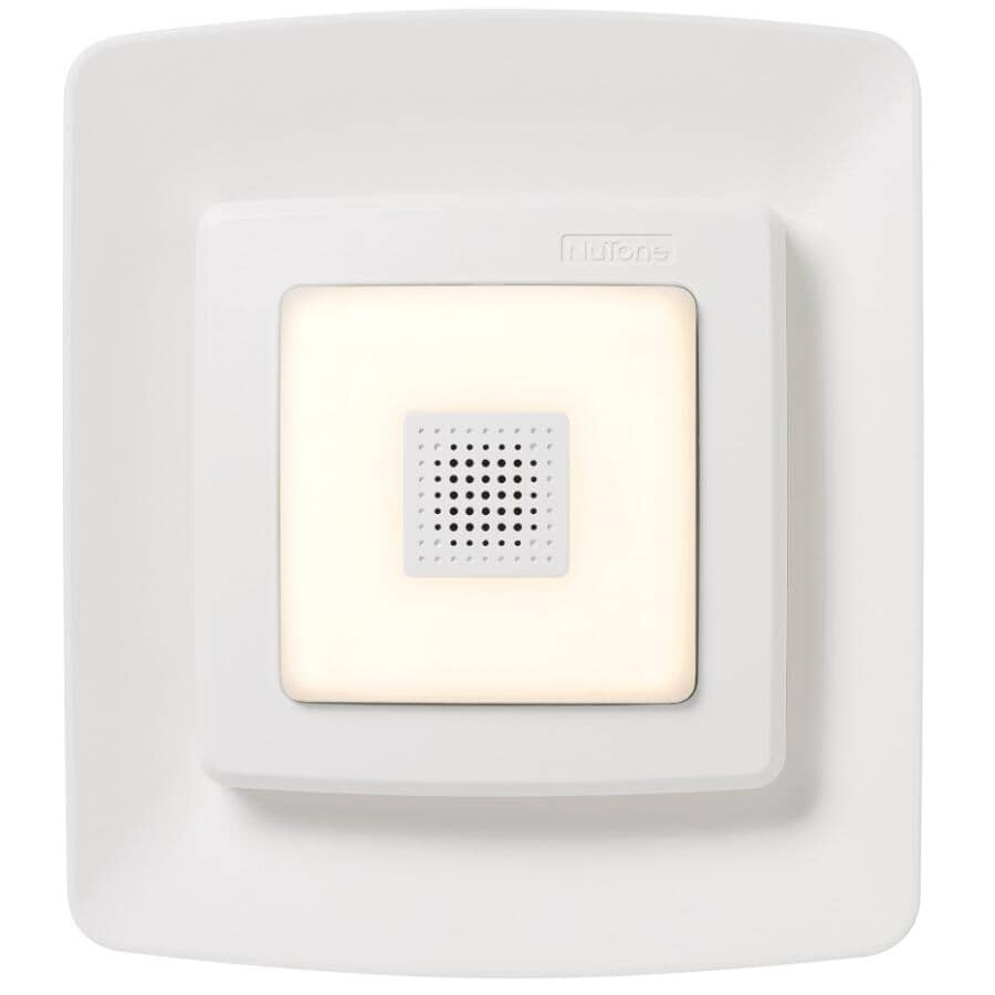 Quick Install Bathroom Exaust Fan Grille & Cover- with Bluetooth Speaker & LED Light