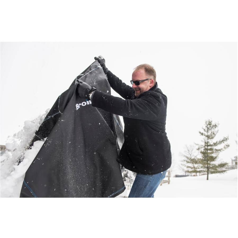 70" x 25" x 48" PVC Barbecue Cover, with Polyester Backing
