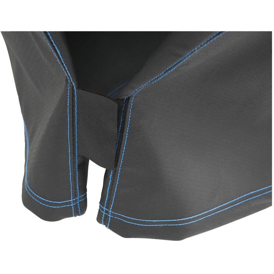 76" x 25" x 48" PVC Barbecue Cover, with Polyester Backing