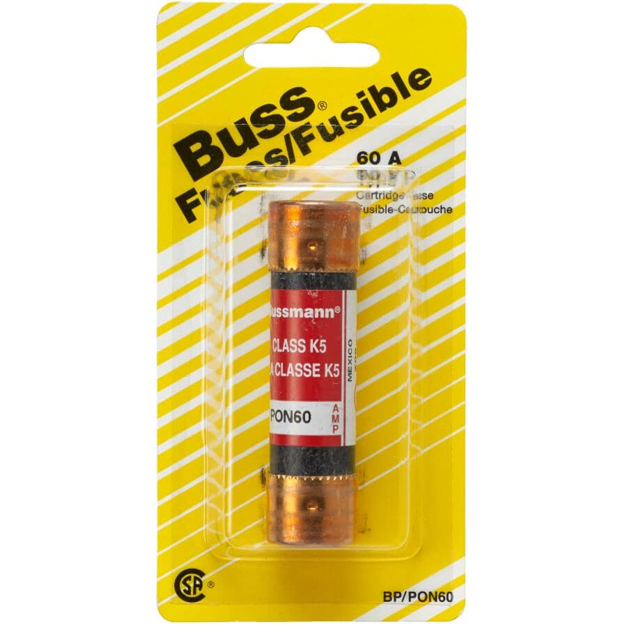60 Amp 250 Volt Cartridge P Fuse