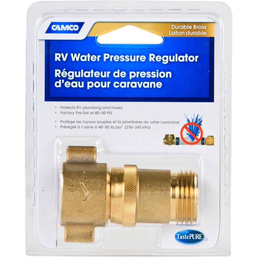 Brass RV Water Pressure Regulator