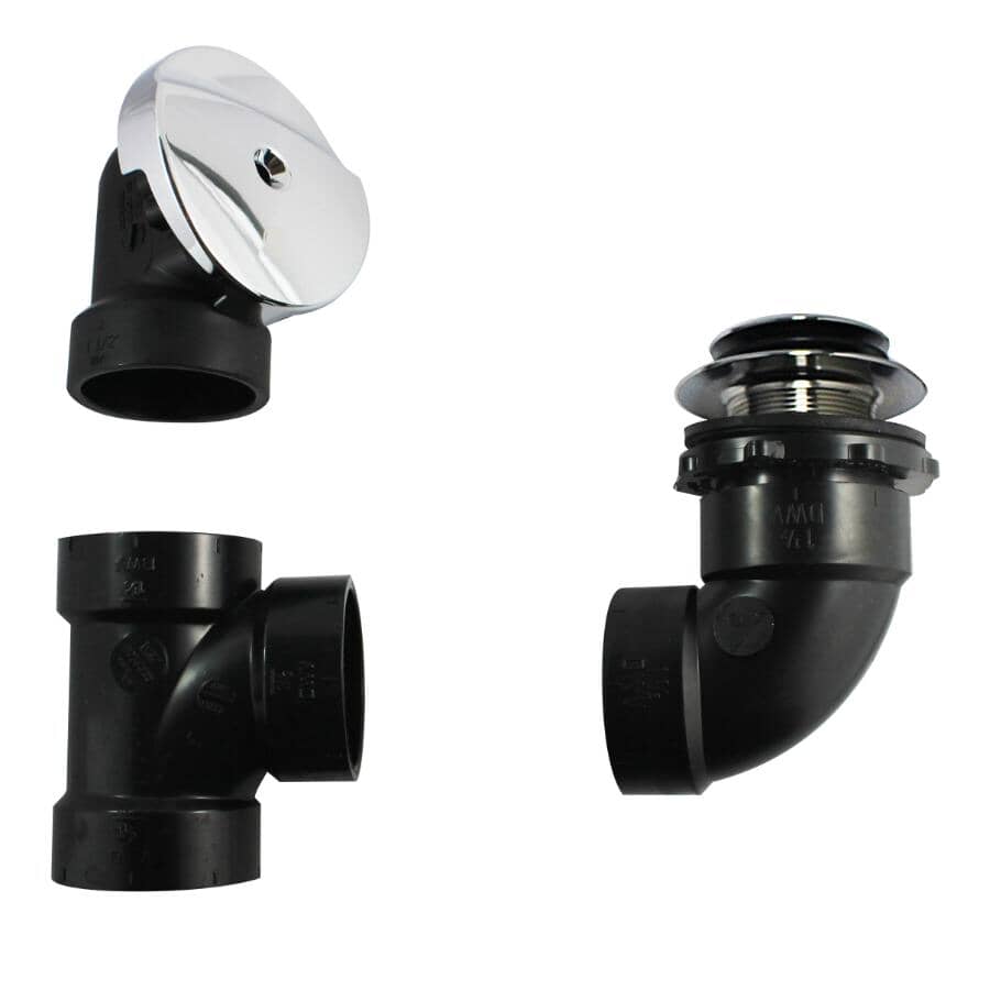 Waste & Overflow Convertible Kit - with Pop Up Drain