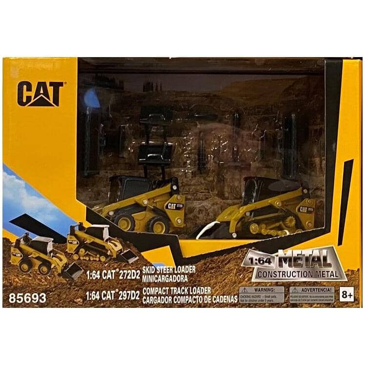 CAT Metal Contruction Vehicle - 1:64 Scale, Assorted Vehicles