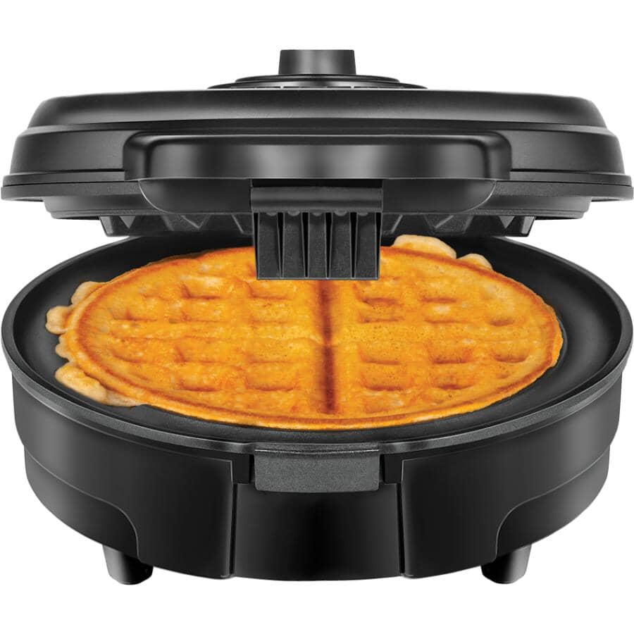 Anti-Overflow 4-Slice Belgian Waffle Maker (RJ04-AO-4) - Black