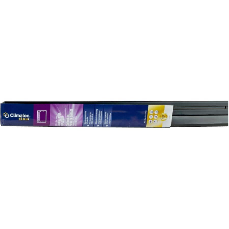 10' Black Top Garage Door Weatherstripping