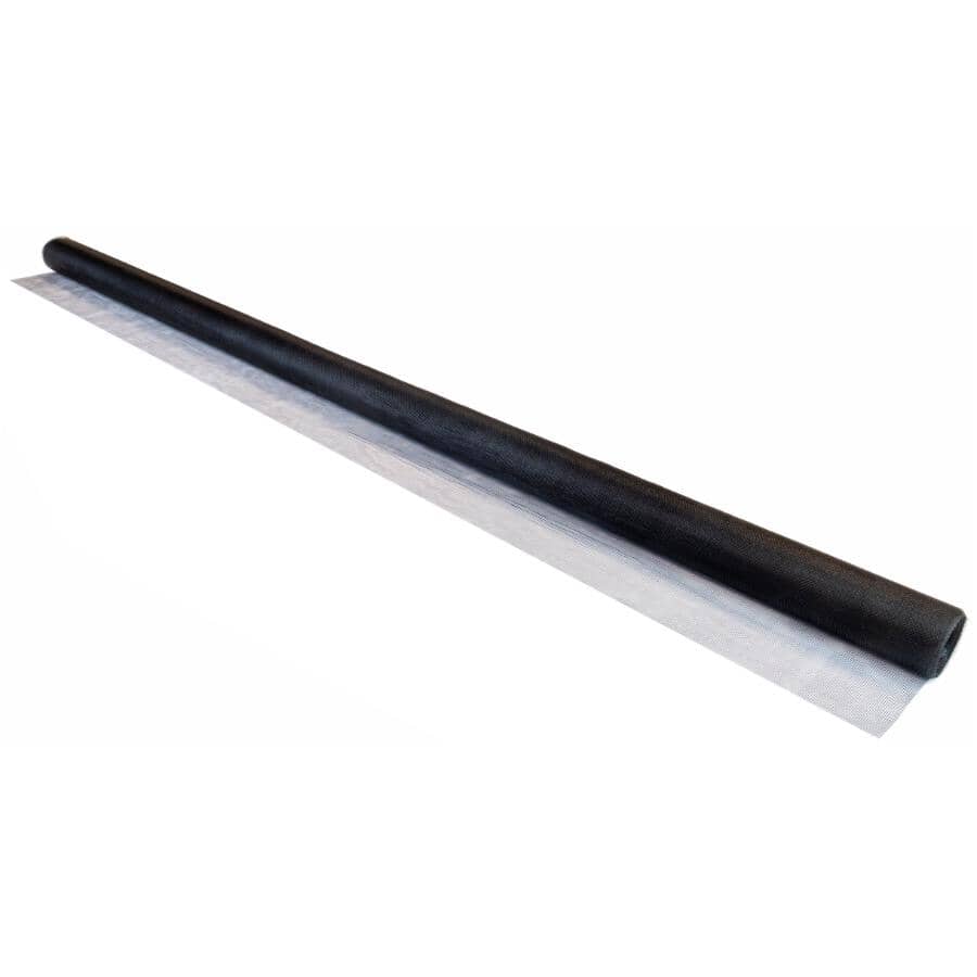 Fibreglass Window Screen - Black, 60" x 25'