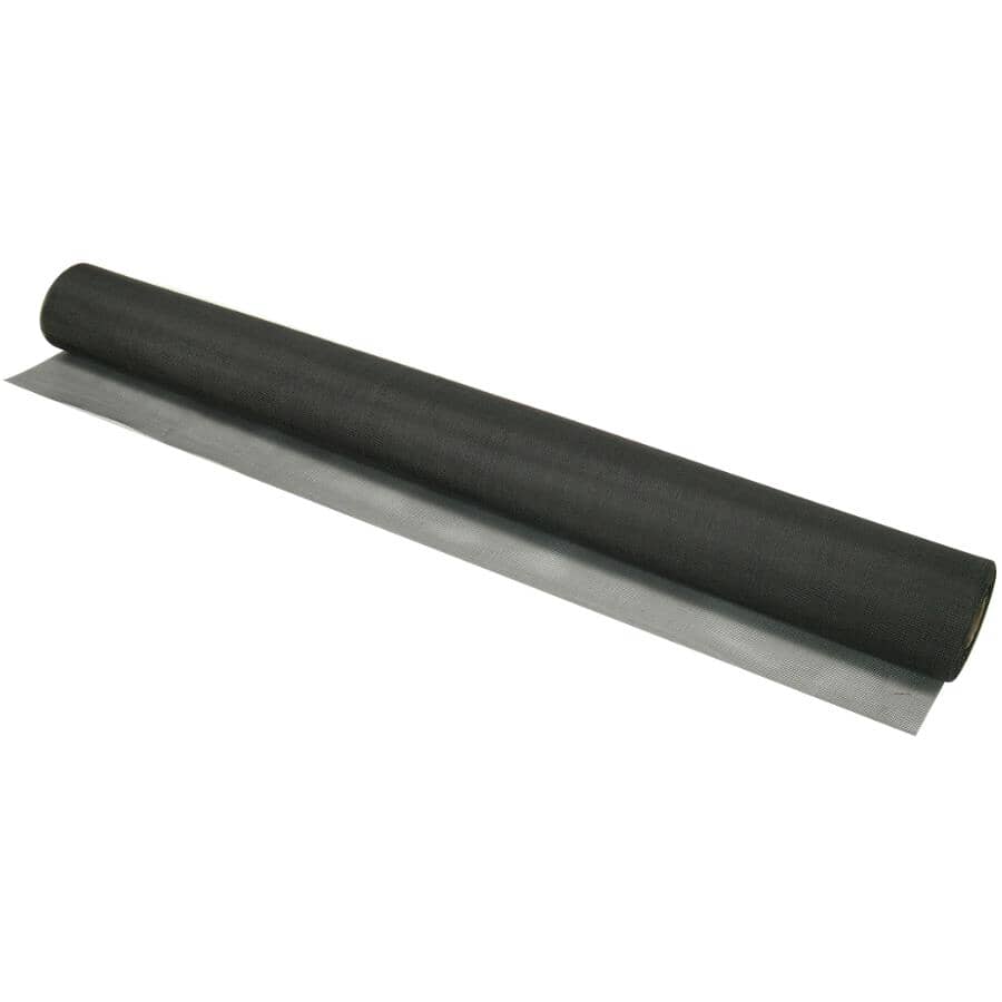 Fibreglass Window Screen - Black, 1' x 60"