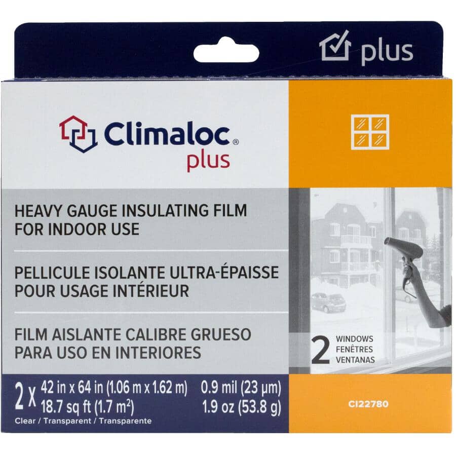 Insulation Window Kit - with Accessories, 64" x 42"
