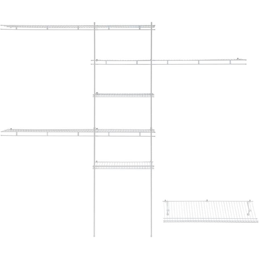 5' - 8' Deluxe Closet Organizer