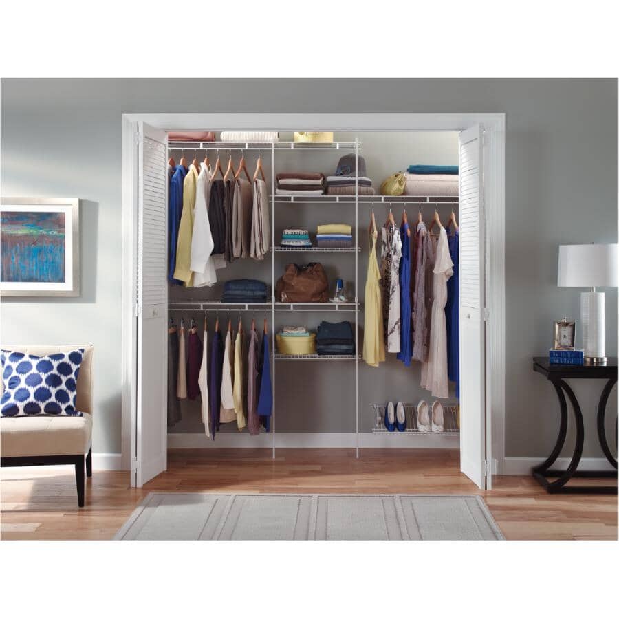 5' - 8' Deluxe Closet Organizer