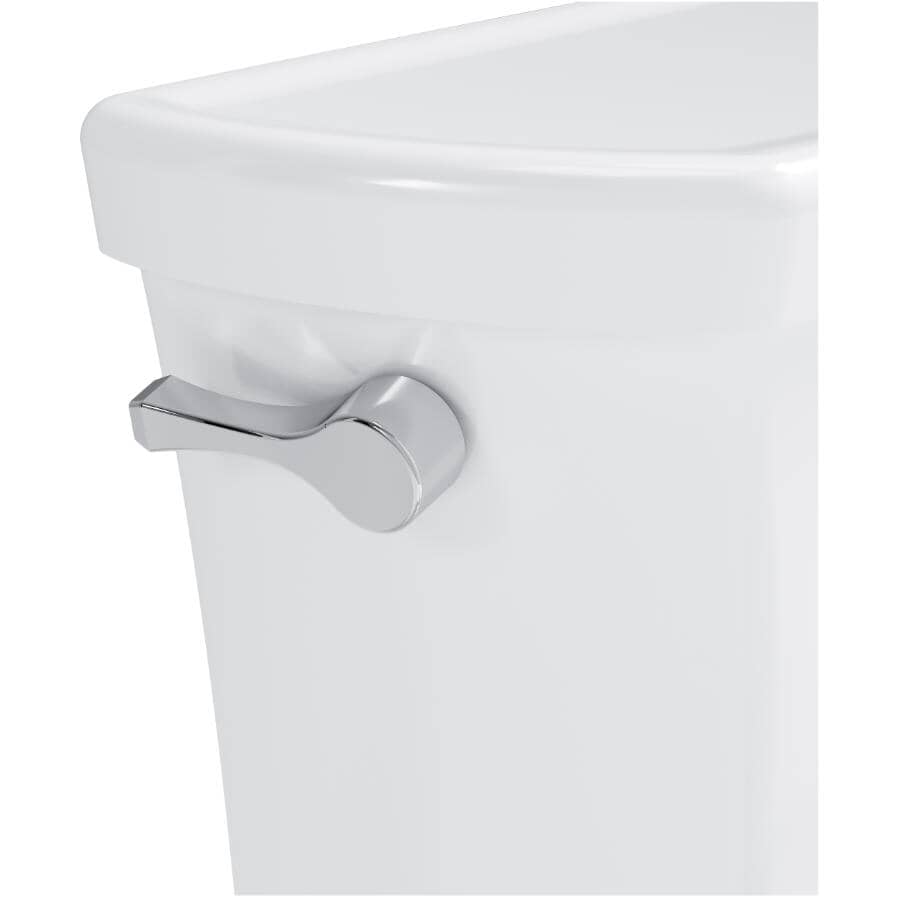 4.8 L Easley Round Toilet with Flush Guard Technology - White, 17"