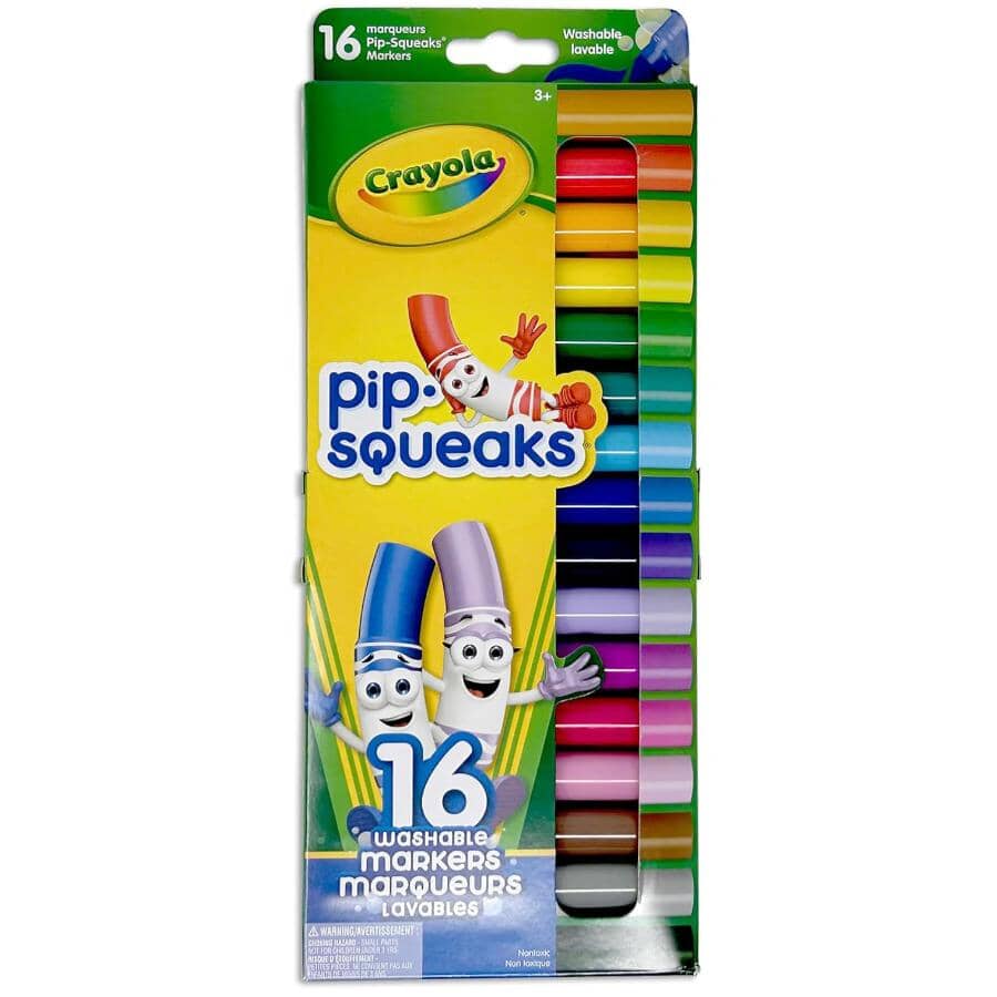 Pip-Squeaks Broad Line Washable Markers - 10 Pack