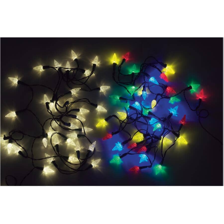 Battery Operated C6 Light Set - Warm White, 35 LEDs