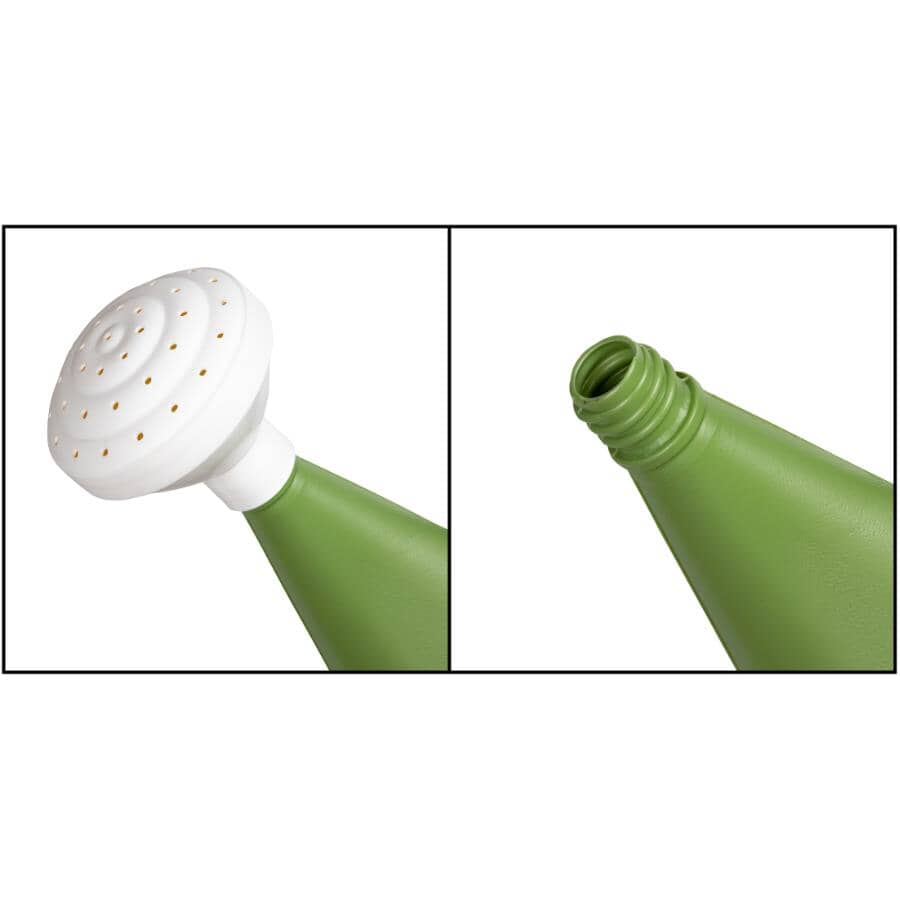 Plastic Watering Can - Green, 7.6 L