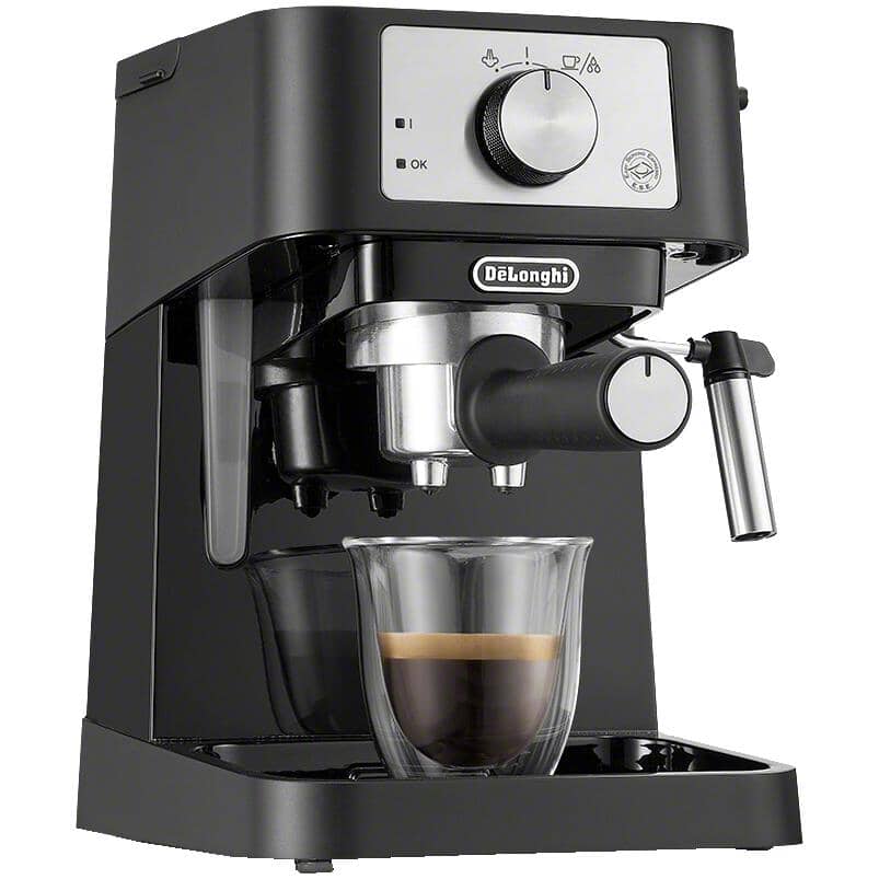 Stilosa Manual Espresso Maker (EC260) - Black, 1100W