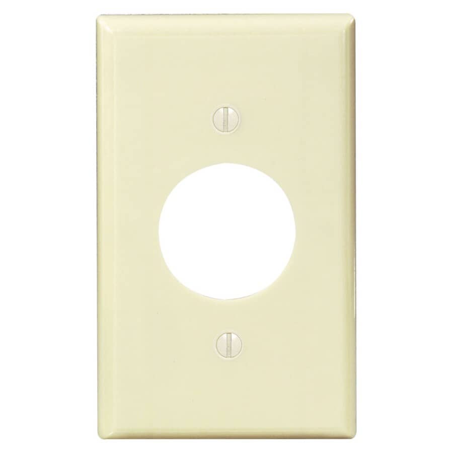Ivory Round-Hole Wall Plate