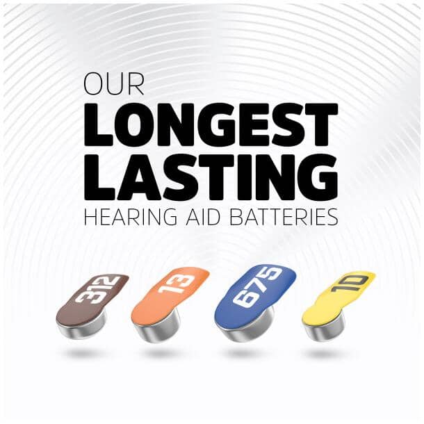EZ Turn & Lock Size 10 Hearing Batteries - 8 Pack
