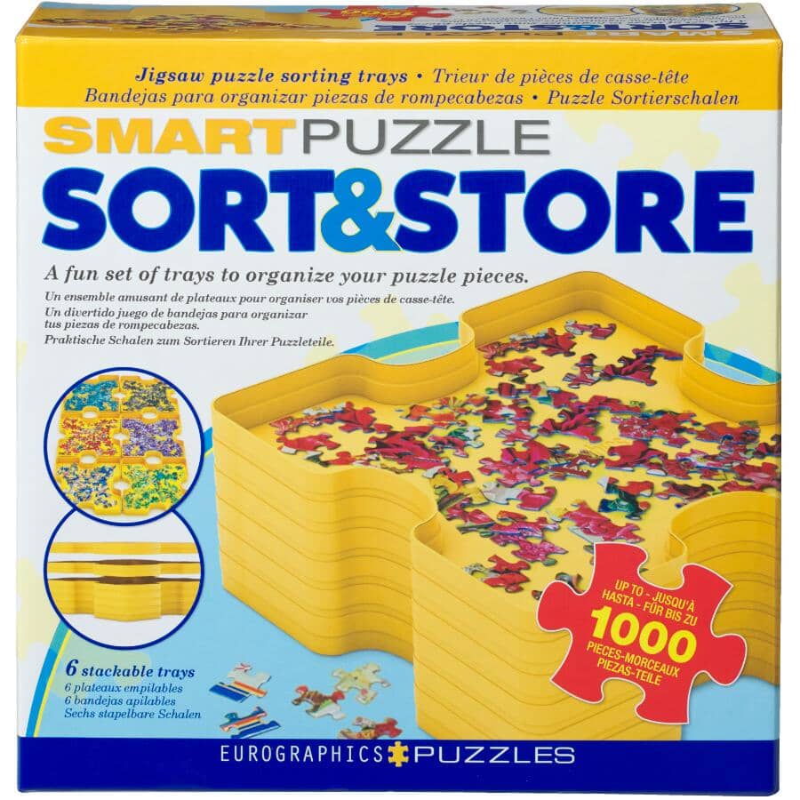 Sort & Store Puzzle Trays - 6 Pack