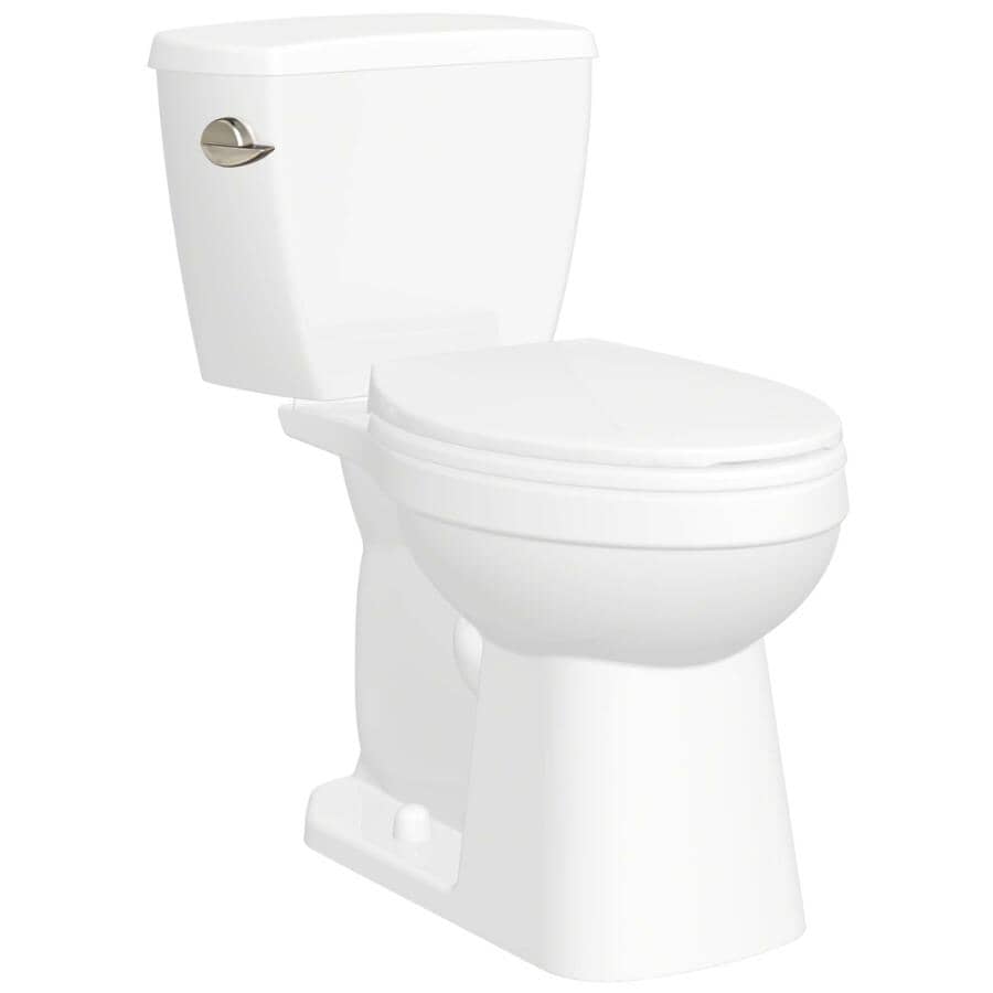 4.8 L Artisan Elongated Toilet - 17", White