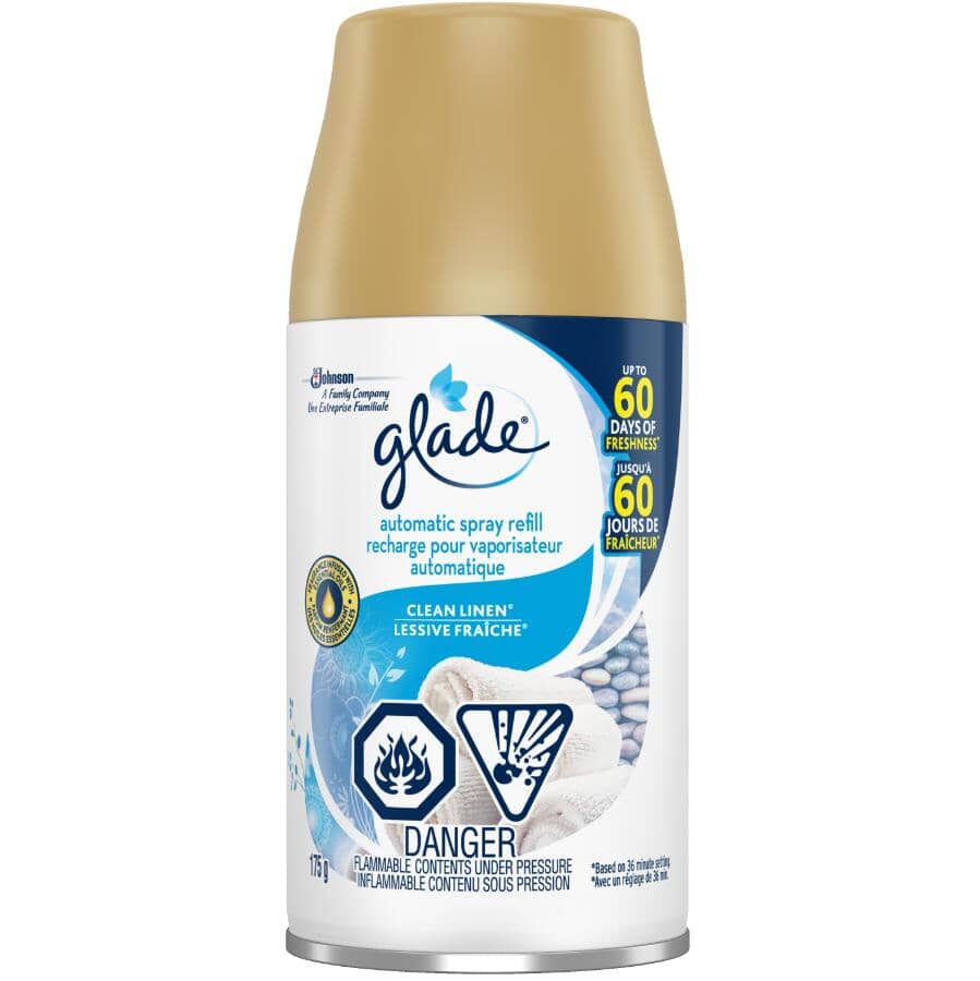 Clean Linen Automatic Sprayer Air Freshener Refill - 175 g