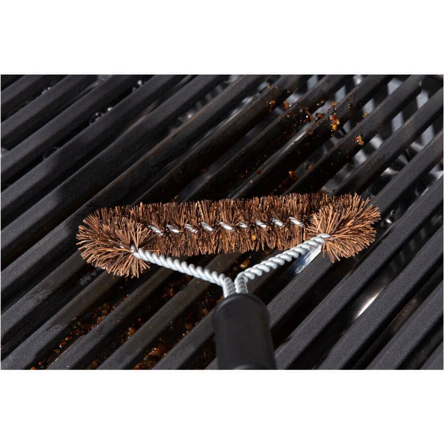 17" Palmyra Bristle Grill Brush