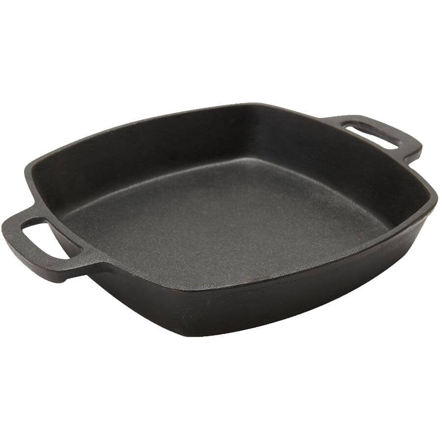 Cast Iron BBQ Skillet - 10" x 10"