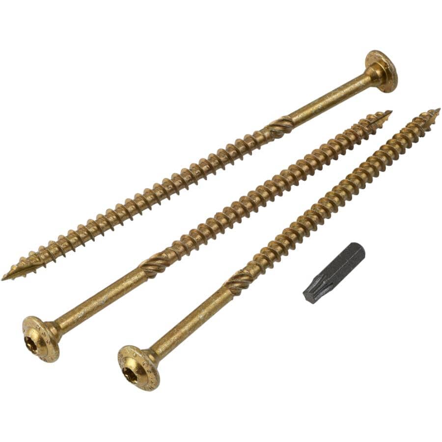 5/16" x 6" RSS Climatek Star Drive Structural Wood Screws - 50 Pack