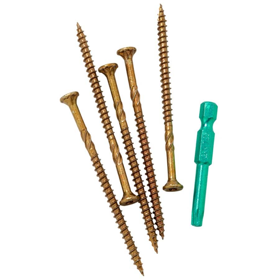 #9 x 3-1/8" Climatek Star Drive R4 Structural Wood Screws - 425 Pack