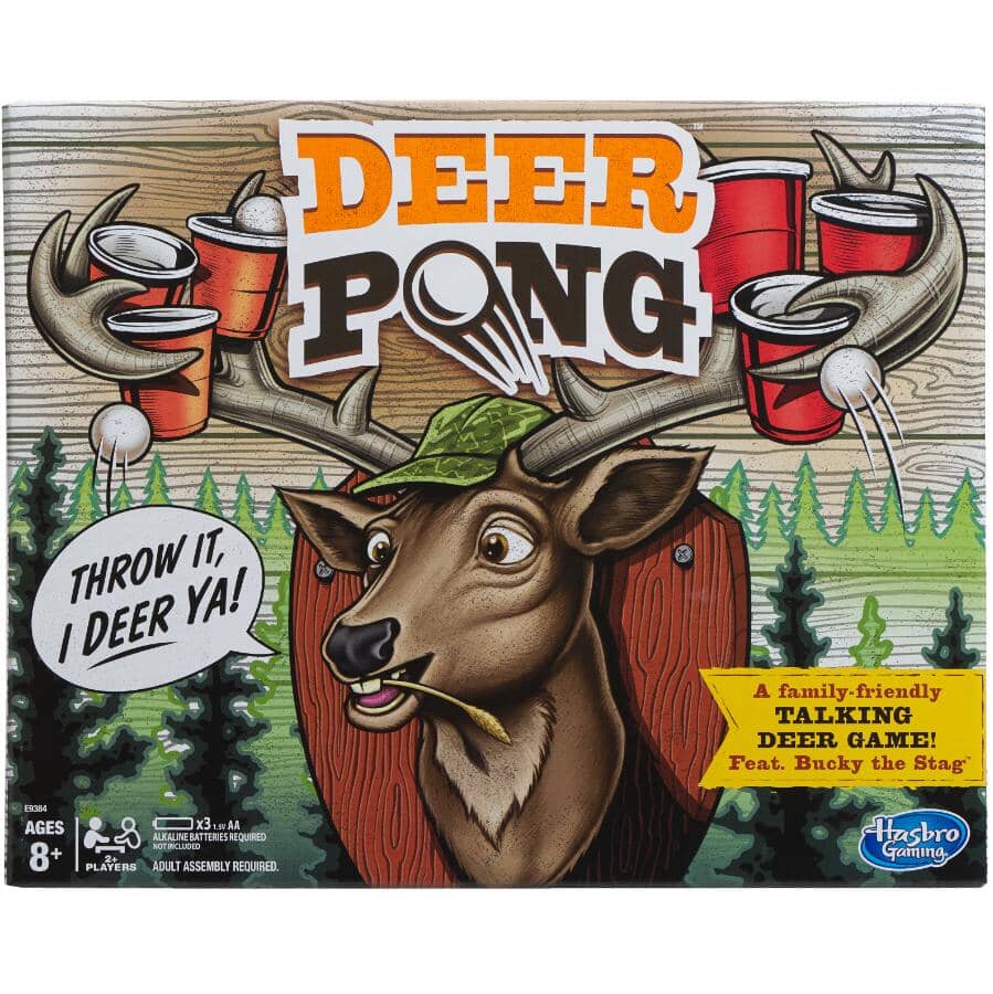 Deer Pong Game, English