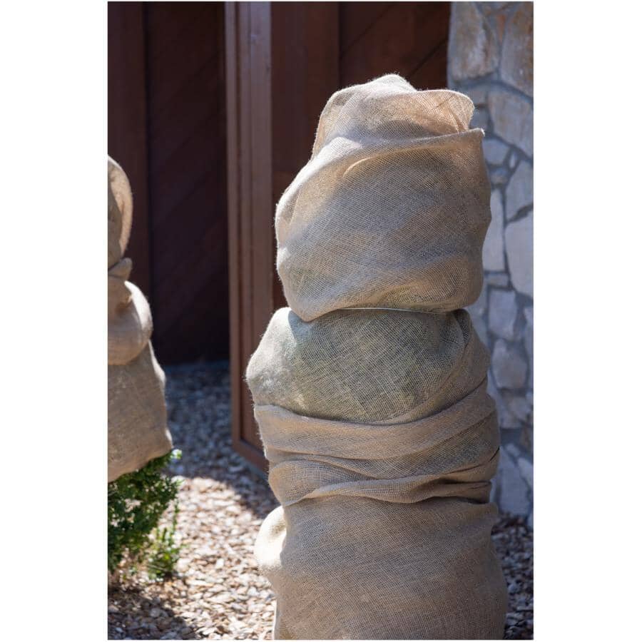 20" x 50' Roll of Burlap with Easy Wrap Handles