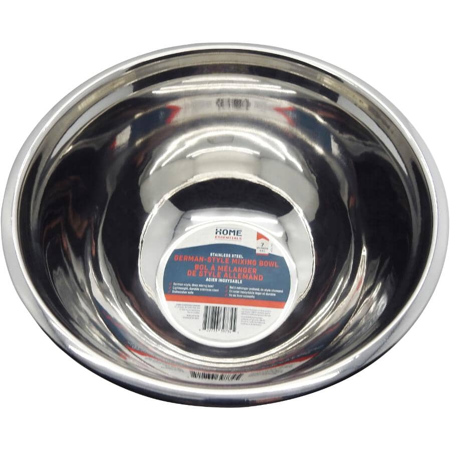 Stainless Steel Deep Mixing Bowl - 7 Qt