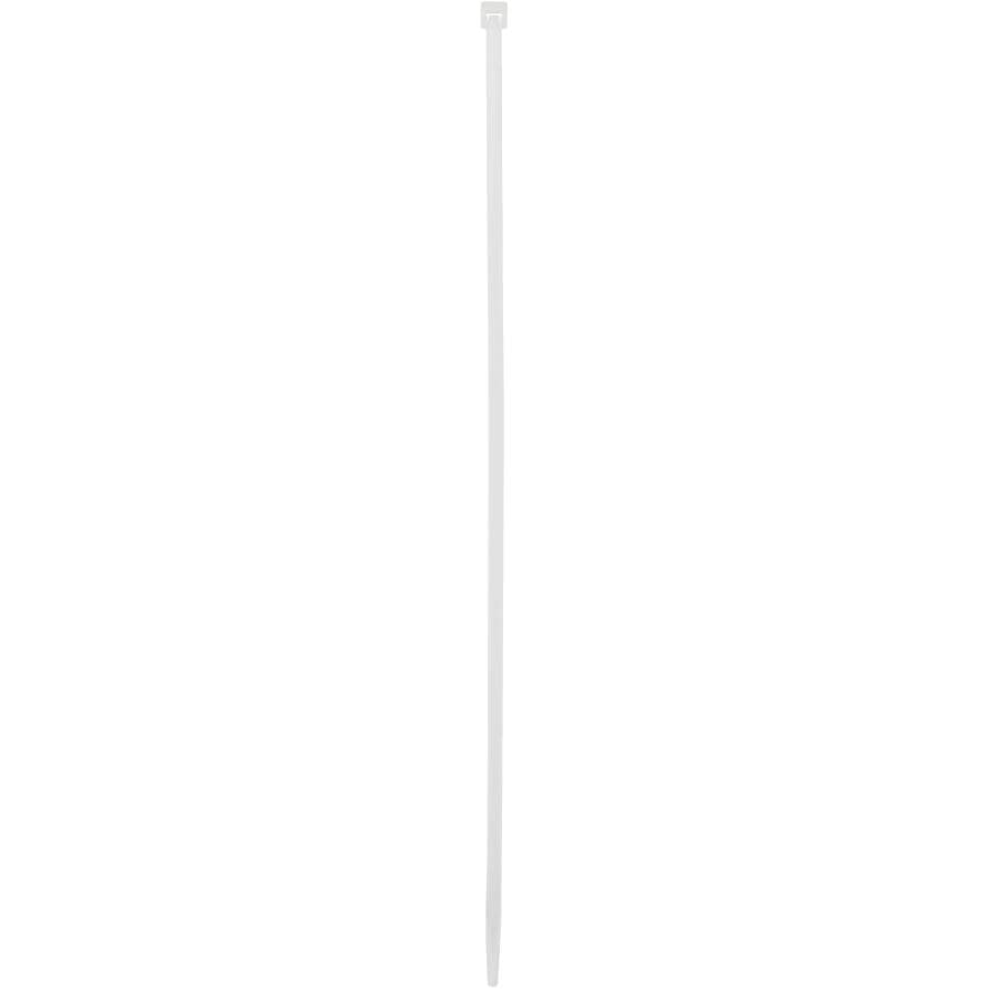 100 Pack 11" White Cable Ties