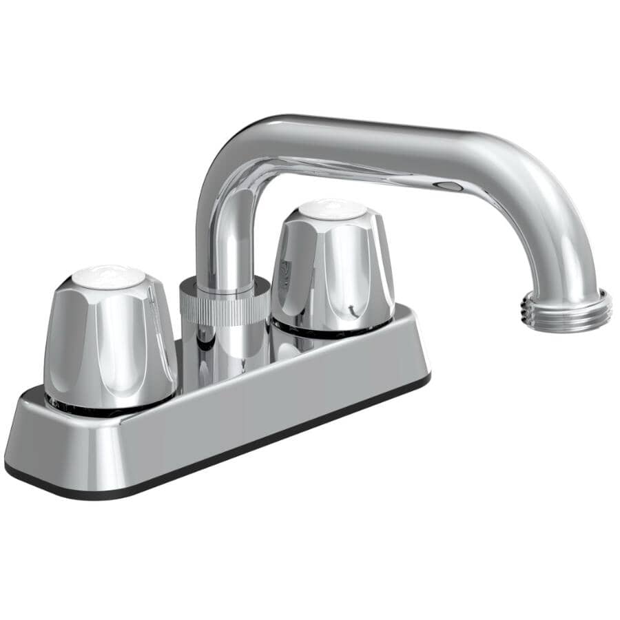 2 Handle Laundry Faucet - with 6'' Spout, Chrome