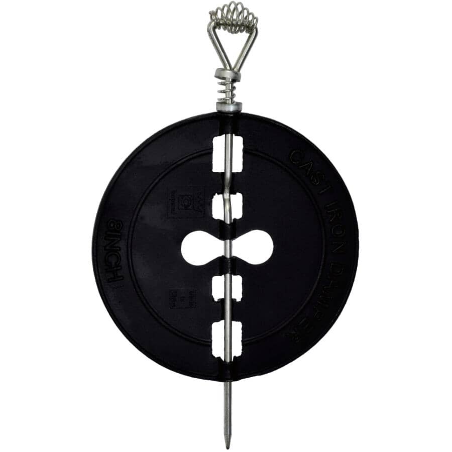 8" Cast Iron Stove Damper