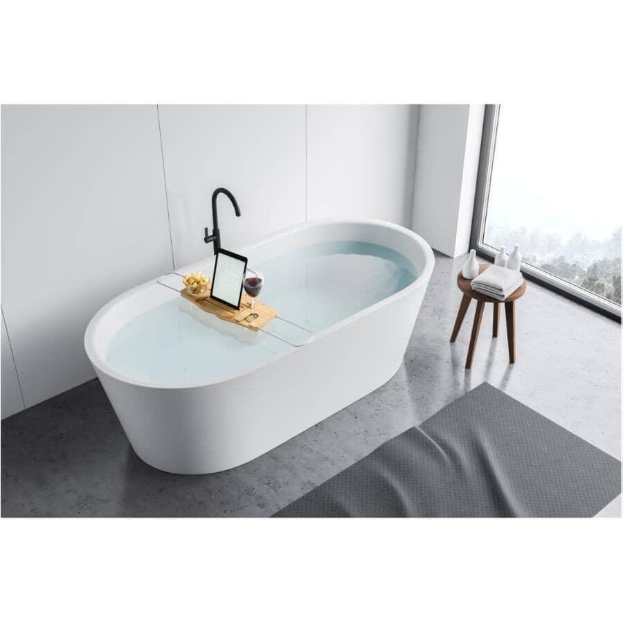 Bamboo Bathtub Caddy