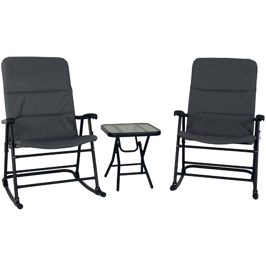 Oversize Padded Rocker Set - 3 Piece