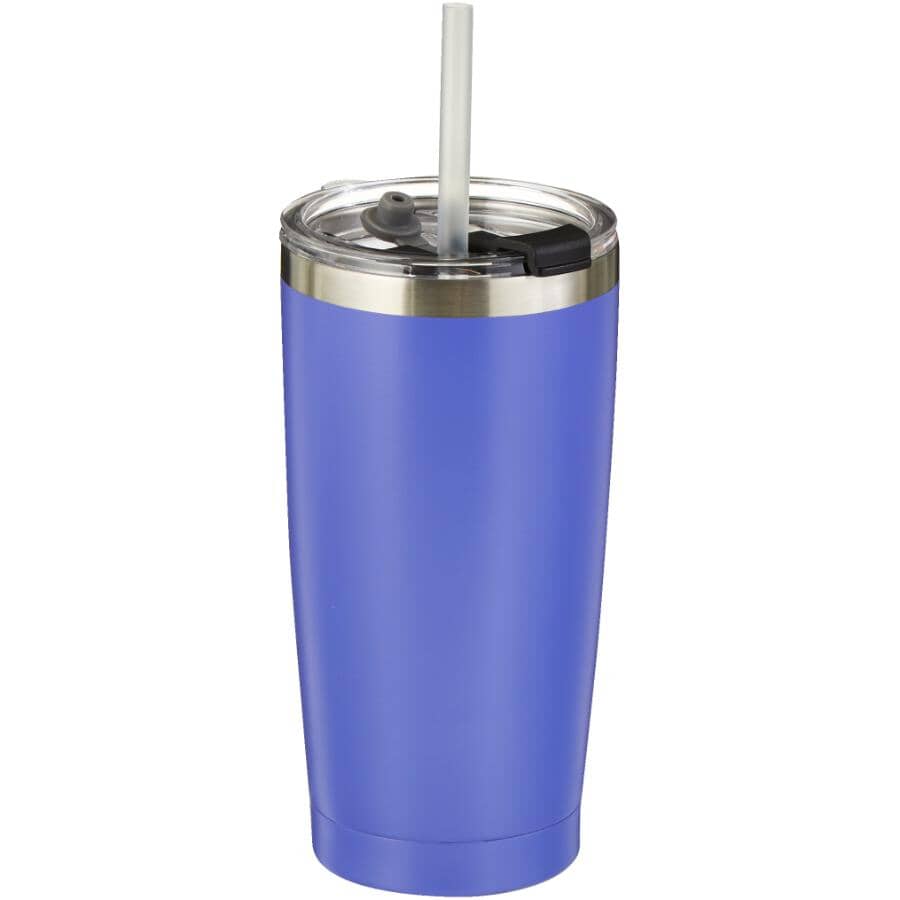 Stainless Steel Tumbler - with Lid, Very Peri, 20 oz