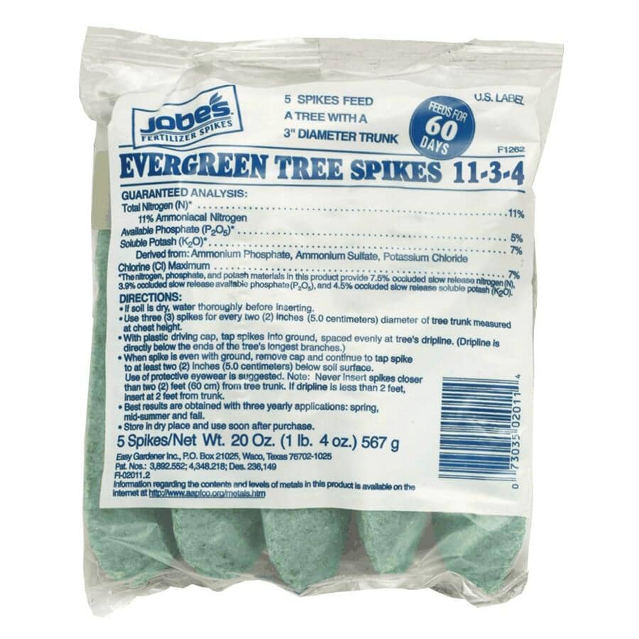 5 Pack Evergreen Fertilizer Spikes