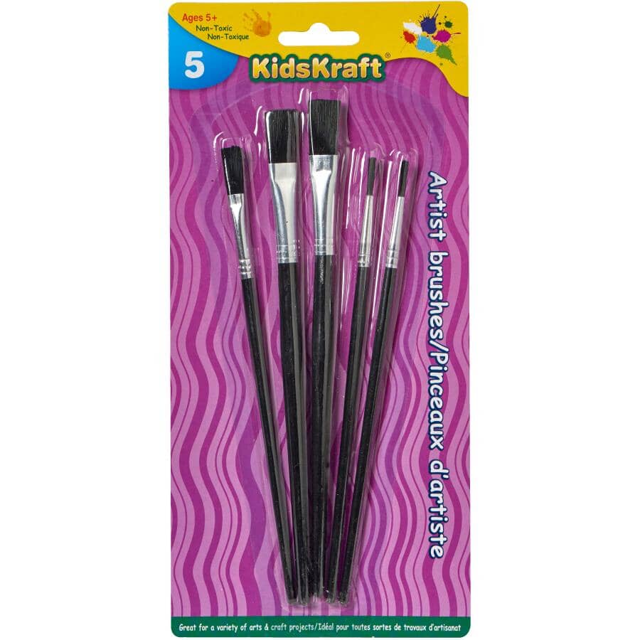Artist Paint Brushes - 5 Pack