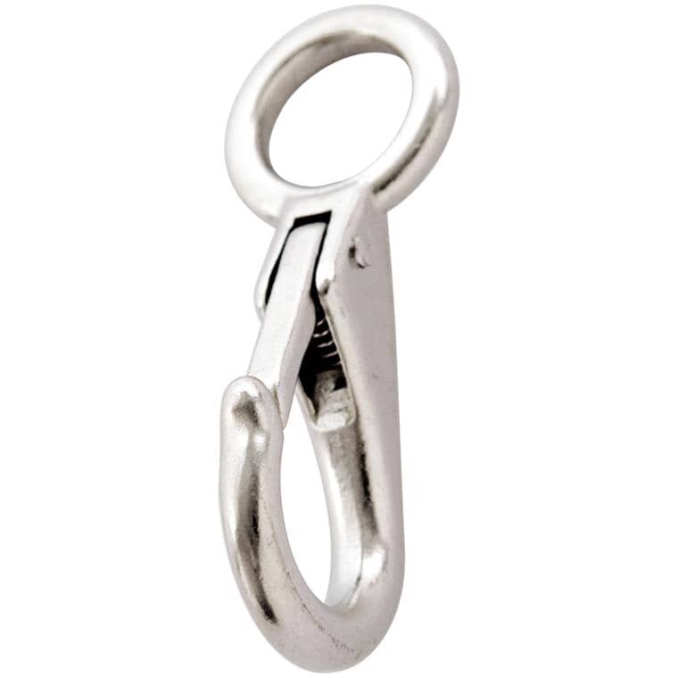 4-3/4" Zinc Fixed Eye Boat Snap