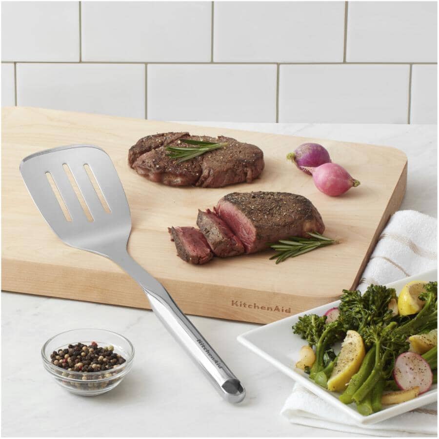 Premium Stainless Steel Slotted Turner - 13.6"