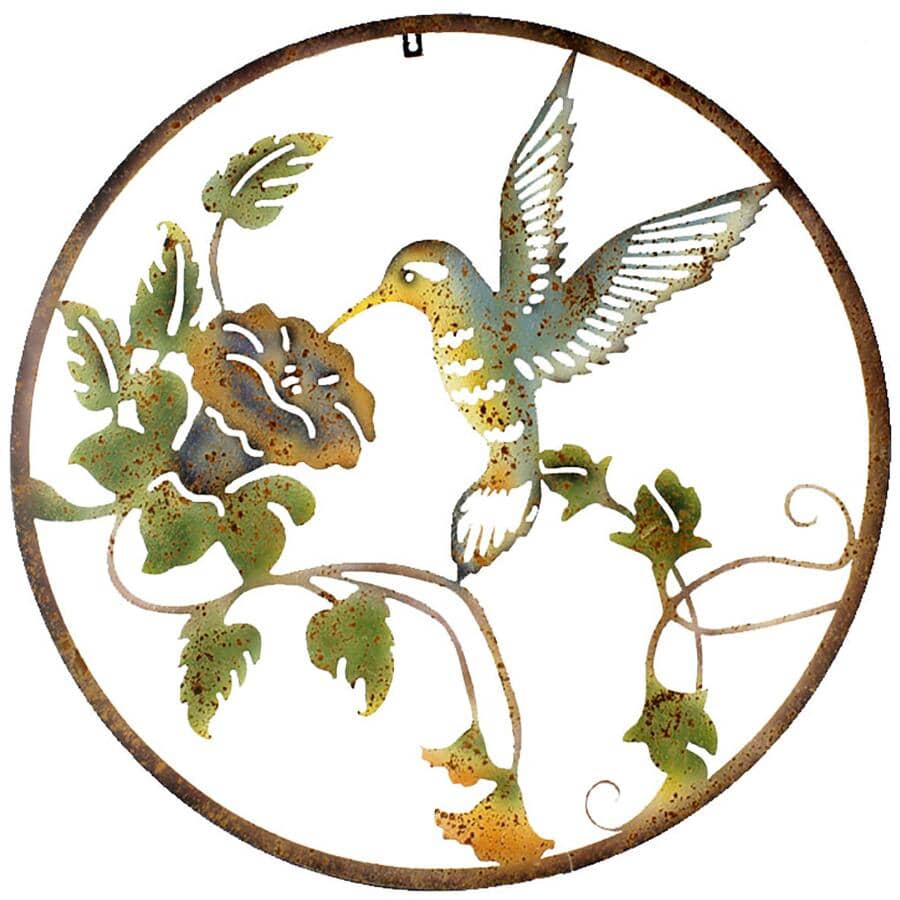 Hummingbird Wall Art Ornament