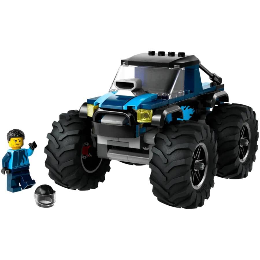Monster Truck Building Set - Blue, 148 Pieces