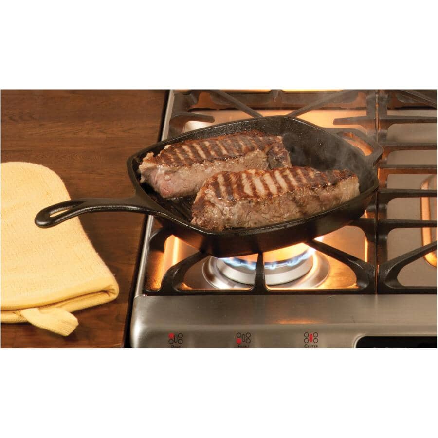 Cast Iron Grill Pan - 10.5"/26 cm