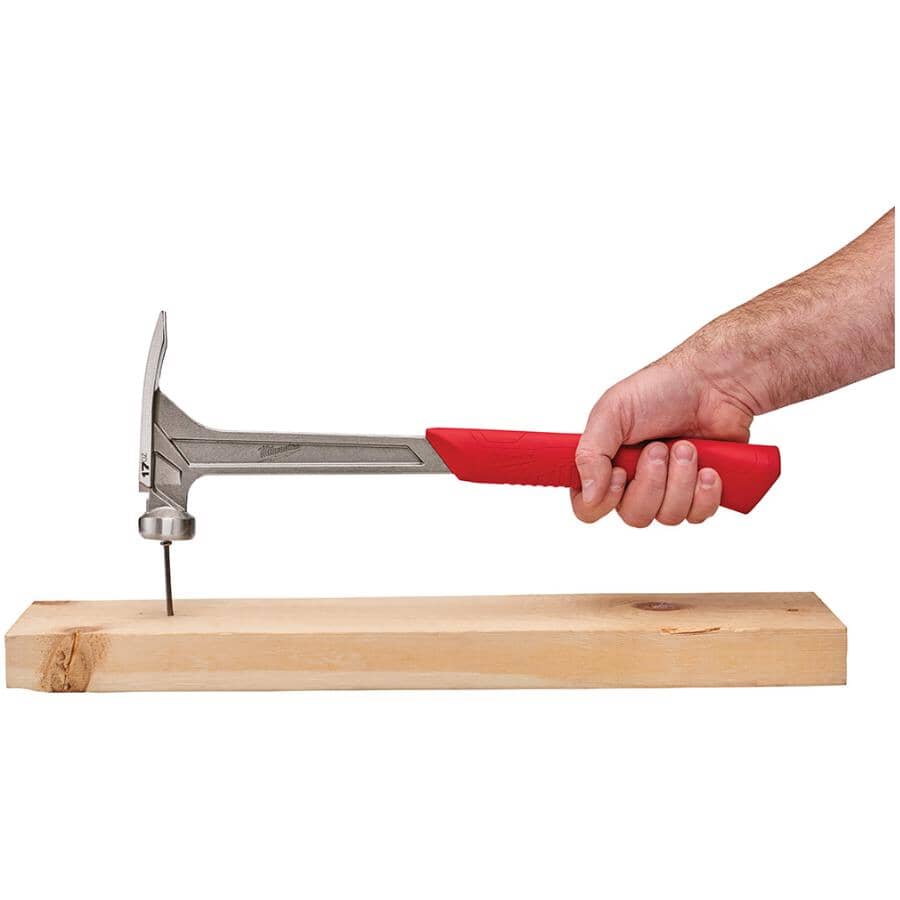 17 oz Smooth Face Framing Hammer - with Straight Claw